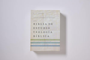 NVI, Biblia de Estudio Teología Bíblica, Interior a cuatro colores, Leathersoft, Café, con Índice: Sigue el plan redentor de Dios como se desenlaza en las Escrituras