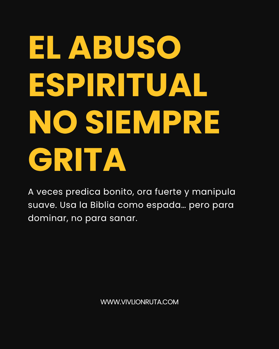 Cuando el abuso espiritual entra en la iglesia: Sanando comunidades heridas por la manipulación emocional y el narcisismo