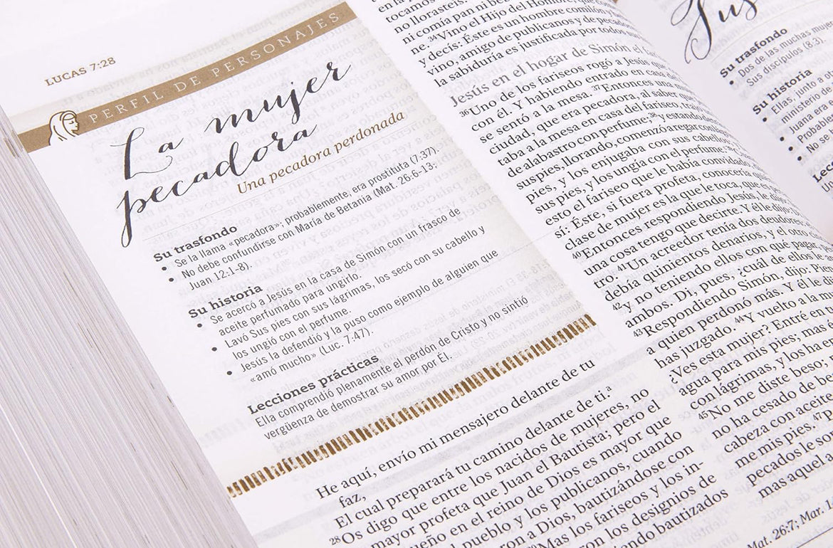 Biblia de Estudio para Mujeres RVR 60/tinto-fucsia, símil piel