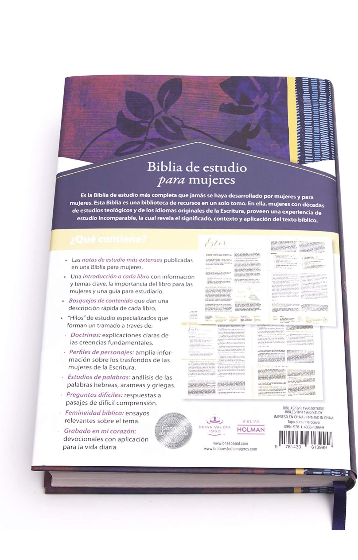 Biblia de Estudio para Mujeres RVR 1960
