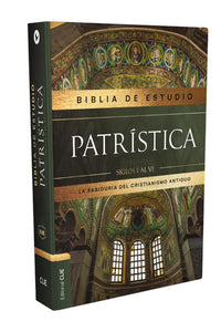 RVR, Biblia de Estudio Patrística, Interior a dos colores, Tapa dura, Palabras de Jesús en Rojo, Comfort Print: La Sabiduría del Cristianismo Antiguo, siglos I al VI