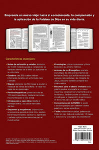 Biblia de estudio del diario vivir RVR60/SentiPiel Café Claro