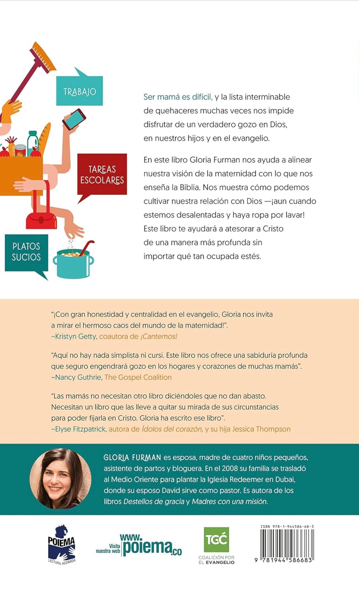 ATESORANDO A CRISTO CUANDO TUS MANOS ESTÁN LLENAS: MEDITACIONES SOBRE EL EVANGELIO PARA MADRES OCUPADAS- GLORIA FURMAN