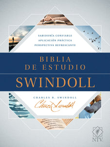 Biblia de estudio Swindoll tapa dura/NTV/Con Indice